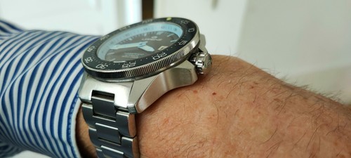 LORENZ Automatic *HAMMERHEAD* Diver SUB 600m 2000Ft !!! Helium Valve STUPENDOUS! - Foto 4 di 23