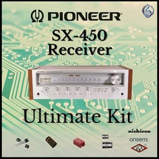 Pioneer SX-450 Receiver Ultimate Upgrade Kit Genuine Parts Restoration
