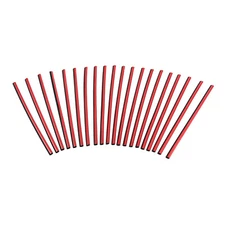 20Pcs Car Air Conditioner Decoration Strip Red DIY Air Vent Outlet Trim Strip