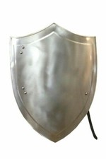 Halloween Knight Medieval Heater Red Cross Shield Sca Larp Waster 18G FR228