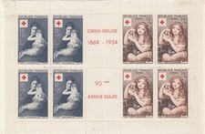 TIMBRE CARNET N° 2003 DE 1954 ( N° 1006 & 1007 ) NEUF ** - COTE 180 € - A VOIR