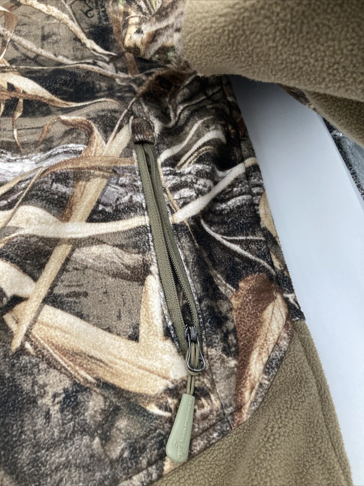 BANDED Hunting Gear Jacket Realtree Camo Fleece Full Zip Realtree Men’s Size XL - Image 3 of 4