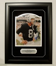 Ray Guy autographed Oakland Raiders 8x10 professionally framed w engraved namep 