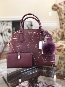 michael kors adele large dome satchel