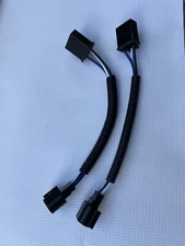 H13(9008) to H4(9003) Jeep Wrangler Headlight Wire Adapter Harness Cable (2) 