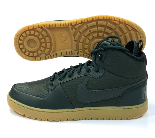 nike court borough mid winter green