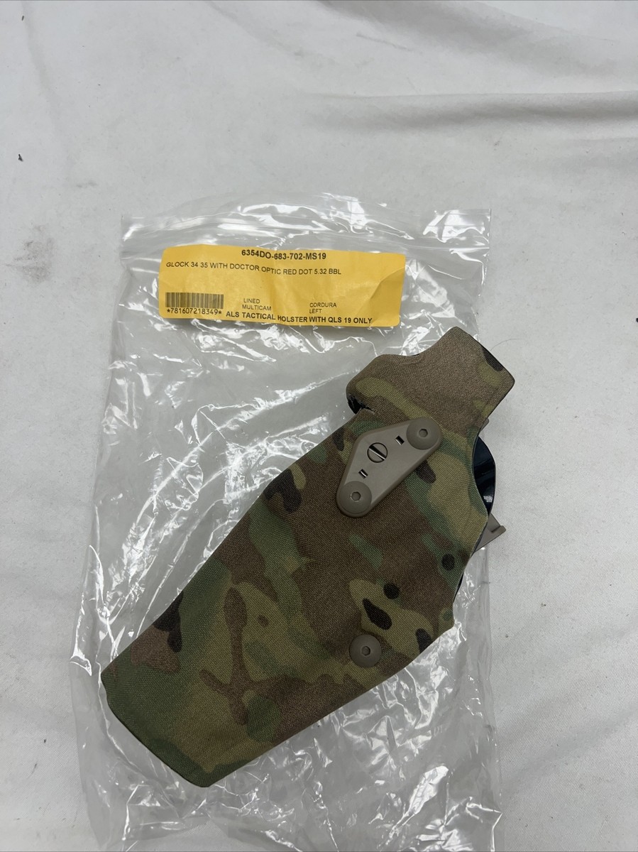 Safariland Glock 6354 実物 Safariland 6354DO ALS Optic Tactical Holster Glock 34/35 LH