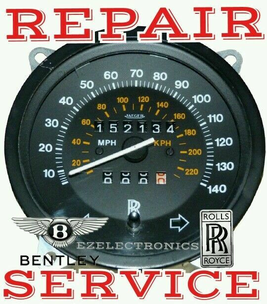 BENTLEY AND ROLLS ROYCE ODOMETER REPAIR SERVICE 1966 TO 1989