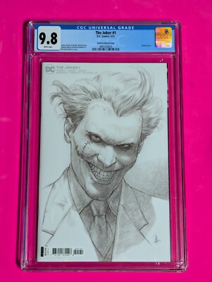 The Joker #1 CGC 9.8 NM+ Federici Variant Sketch Cover 