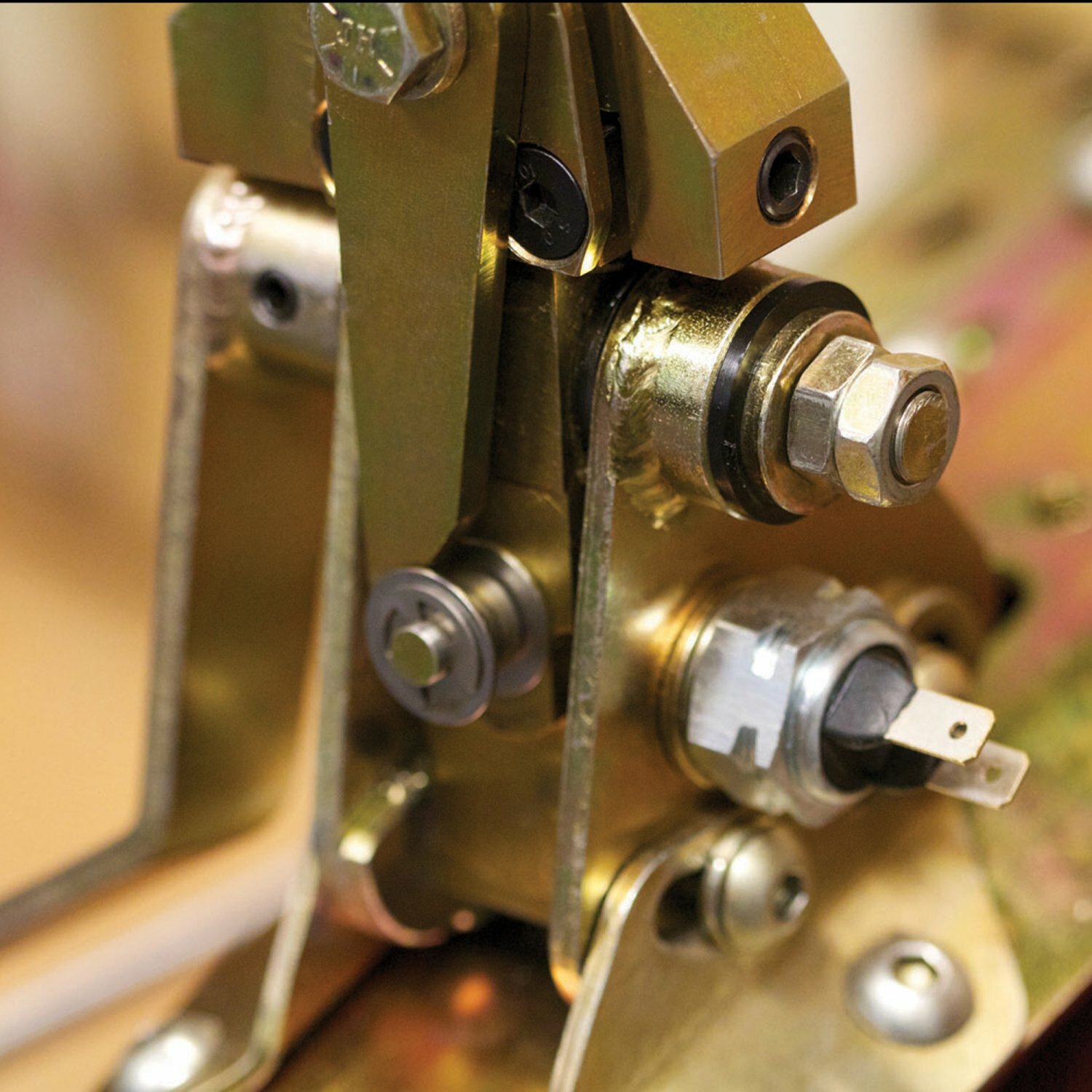 Fits Chrysler 904 Dual Action Shifter Kit 10" Black Arm w/ Bend and