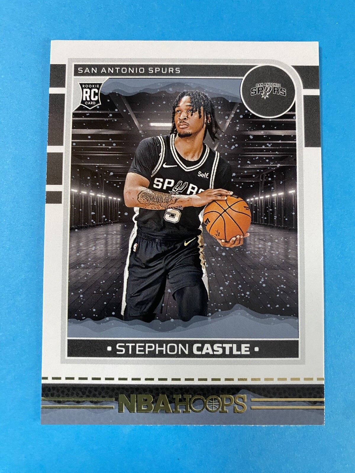 2024-25 NBA Hoops Winter Stephon Castle #234 San Antonio Spurs RC