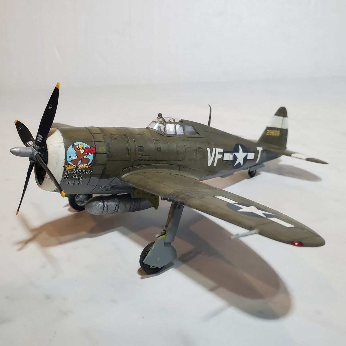 ハセガワ　THUNDERBOLT P-47M 1/72 Vintage Thunderbolt Donnie Boy P-47 USAF Plane Plastic Model