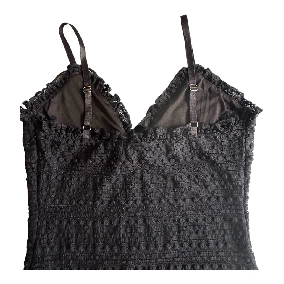 Body Bebe para mujer XS negro forrado de encaje elástico sin mangas Foto 4 de 4