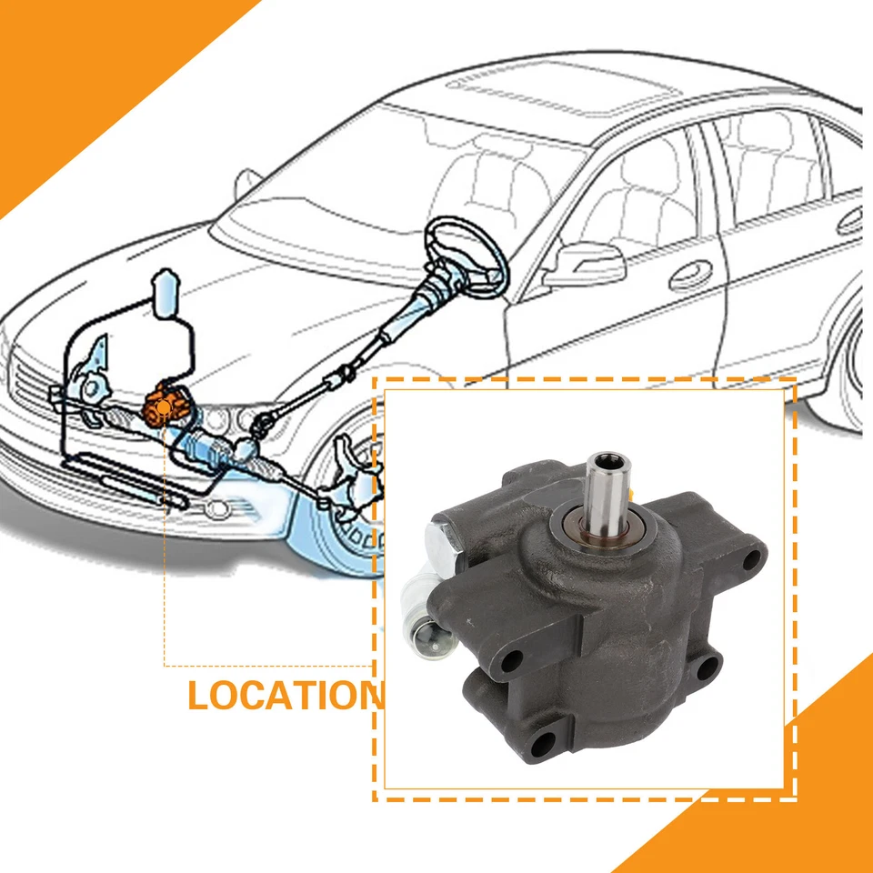 For 2003-2006 Lincoln Navigator 06-08 Lincoln Mark LT Power Steering Pump 20-312 - Image 2 of 4