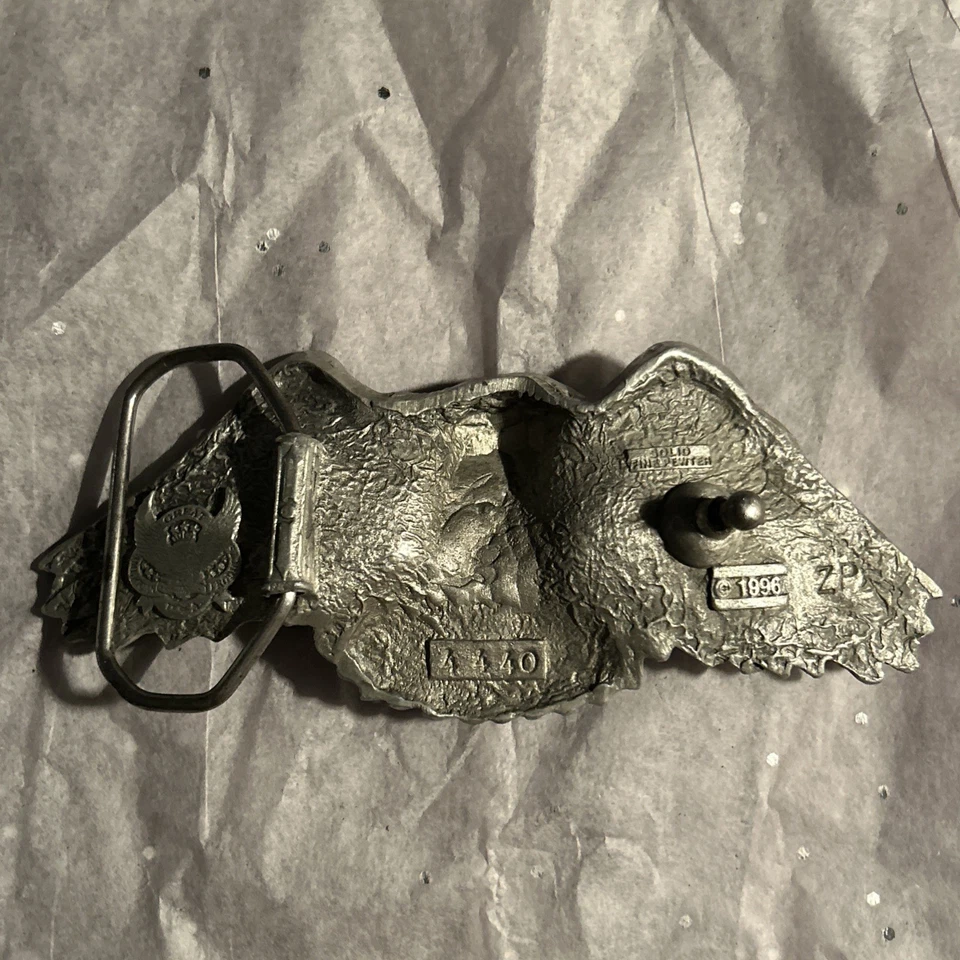 1996 Eagle ремень пряжка большой американский пряжка Co США твердого олова - Изображение 2 из 4