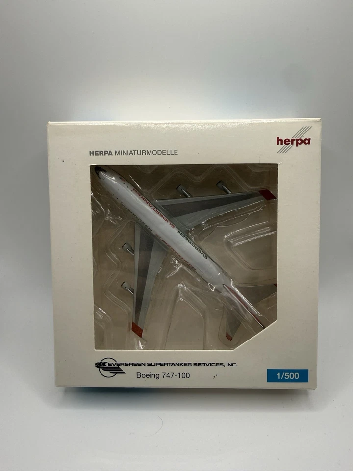 Herpa Wings 1:500 Evergreen Supertanker 747-100