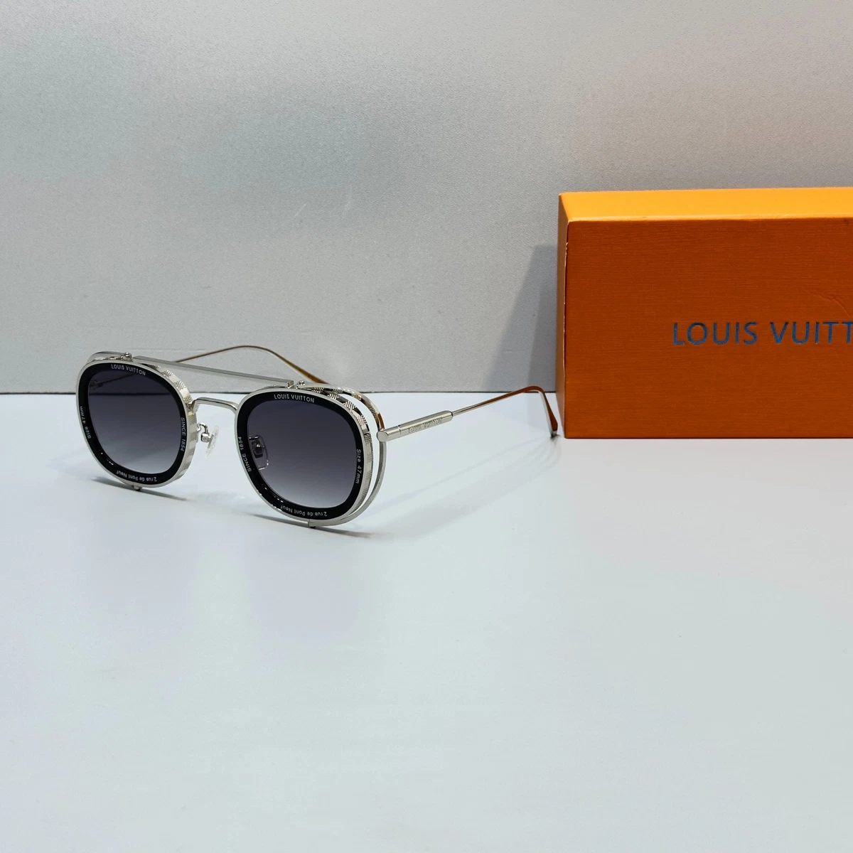 Louis Vuitton Silver Sunglasses for Men for sale | eBay