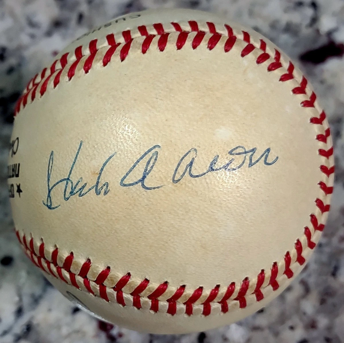25+ James Spence Authentication (JSA) Hank Aaron MLB Original