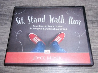 Joyce Meyer Sit, Stand, Walk, Run 4-disc Audio CD Set C382 2015 J. M. Ministries