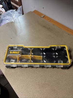DEWALT Plastic 10-Compartment Pro Small Parts Organizer!! Missing Dividers! D2
