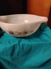 Vintage PYREX 444 Town & Country Cross Stitch 4 Quart Cinderella Mixing Bowl 13”