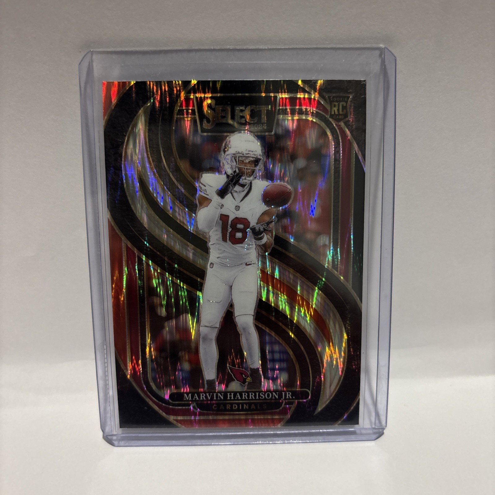2024 Select Marvin Harrison Jr. Rookie Black & Red Shock Premier Level