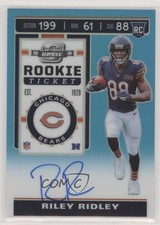 2019 Panini Contenders Optic Rookie Ticket Teal Prizm /149 Riley Ridley Auto pm6