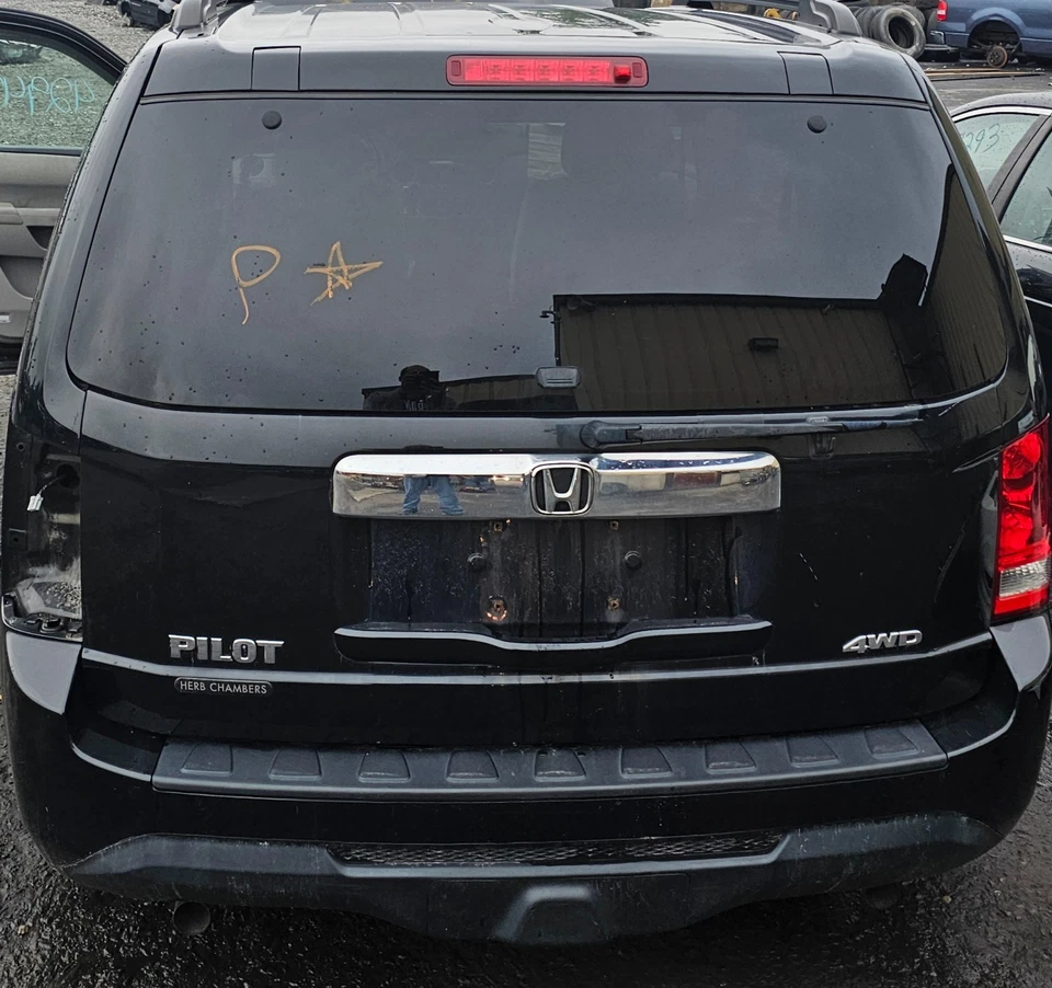 Alerón Honda Pilot 2010-2015 negro OEM alerón trasero puerta trasera freno de montaje alto inc. Foto 2 de 4