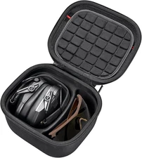 Hard Travel Carrying Case for Walker'S Razor Slim Passive Earmuffs Ultra Low Pro