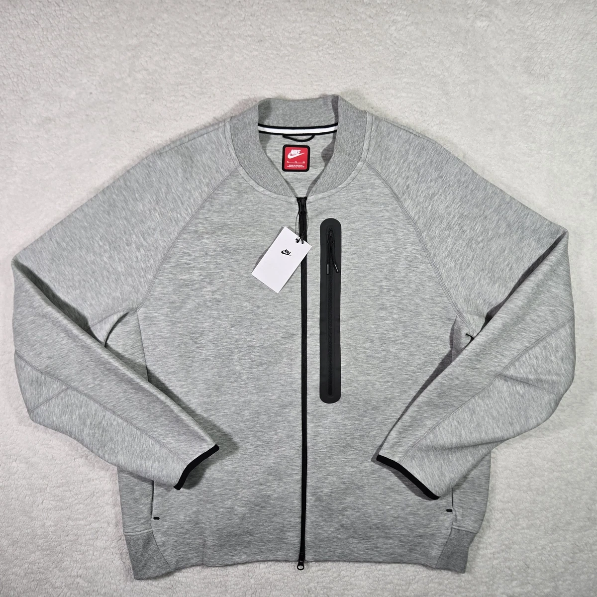 Preços baixos em Jaquetas Nike Tech Fleece Cinza Activewear para