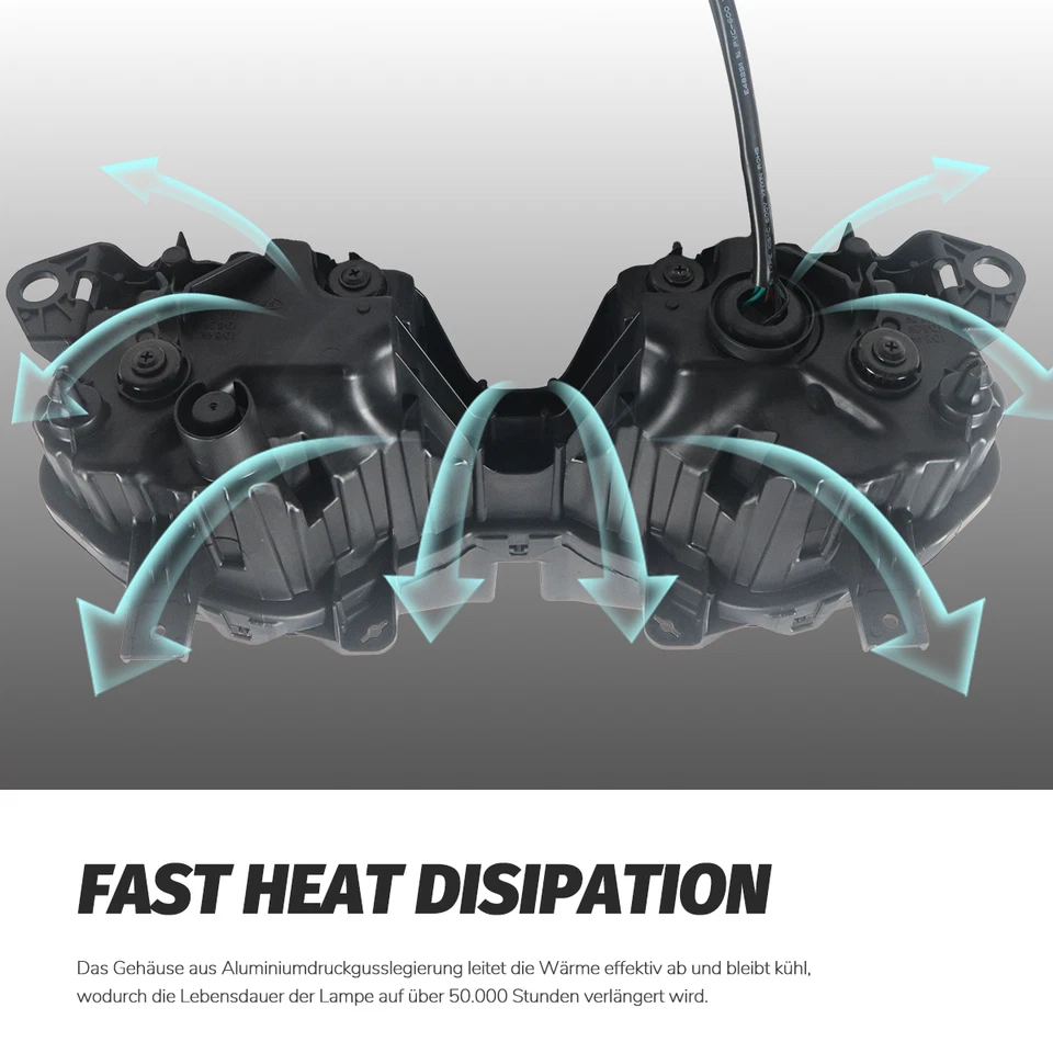 Fit For Kawasaki Ninja ZX6R 2024 2025 ZX636 Headlight Assembly Headlamp Light US Foto 4 de 4