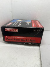 Craftsman Retractable 20ft Cord Reel Work Light Low Temperature Cord 3473915 Craftsman Retractable 20ft Cord Reel Work Light Low Temperature Cord 3473915