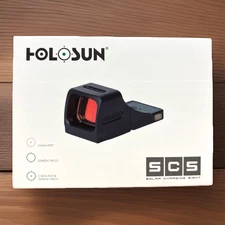 HOLOSUN SCS-MP2-GR Multi-Reticle Circle Green Dot Sight w/Solar Charging Sight