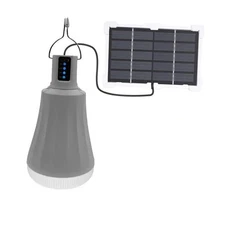 Solar Rechargeable Light Bulbs Indoor，Chicken Coop Light, Camping Accessories, 