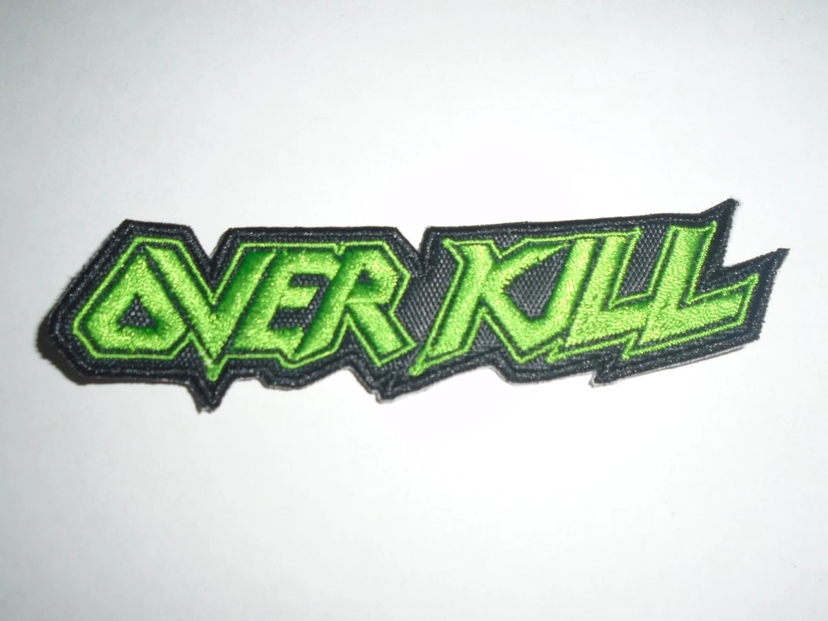 Toppa Ricamata Overkill Thrash Da Stirare – Accessorio Unico Per Il Tuo Look