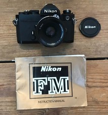 Nikon FM SLR Camera with Nikkor 50mm F2 Lens