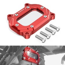 For YAMAHA RAPTOR 700 YFM700 Transparent Cylinder Head Side Cover 2006-2026 Red