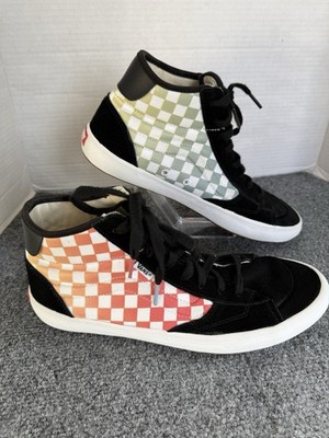 Vans Skate Mid Skool Multicolor Ombre Gradient Checkerboard 508357 Men 10.5 