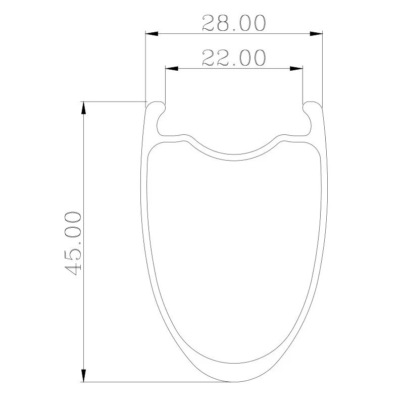 650B Off-road Gravel Bike Rims Clincher Tubeless Carbon Wheels 21 24 28 32 36H - Image 2 of 4