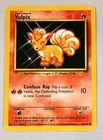 Vulpix 68/102 - Base Set Vintage WoTC 1999 Pokemon Card LP