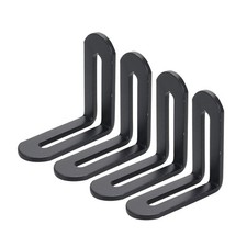 4 PCS Stainless Steel Slotted Corner Brace L Shape Bracket 1.9x1.9 Inch