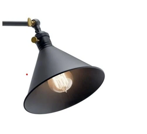 Aplique de pared Kichler 43115BK Ellerbeck 1 luz (negro) Foto 3 de 4