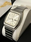 Seiko 5 7019 5290 Silver Square Dial Day Date Automatic Vintage 1974 Rare Watch