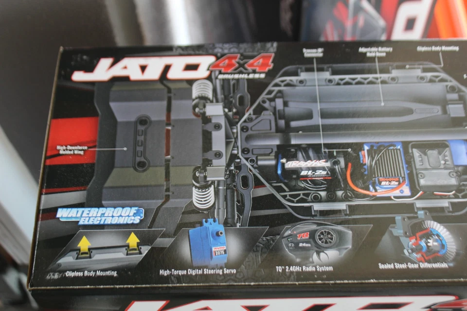 Traxxas 90154-4 SCHWARZ JATO 4x4 Brushless BL-2S Clipless HD BUGGY 1:8 NEU - Bild 4 von 4