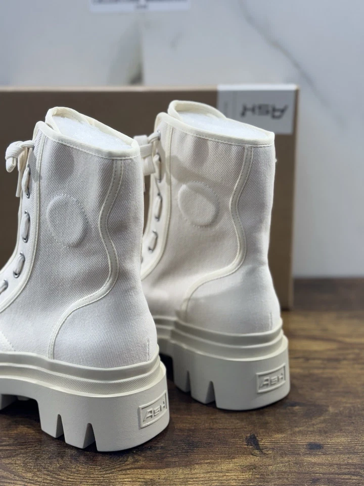 Botas Ash Phoenix Anfibio Color Talco Ash Mujer 36 - Imagen 3 de 4