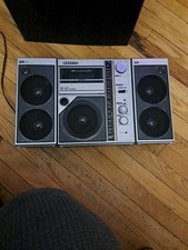 Sanyo M9818 1980s Boombox AM/FM Cassette HTF 3 Pcs Tested