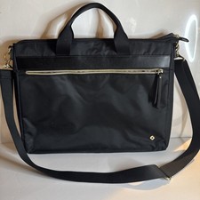 Samsonite Laptop Bag Black Nylon Mobile Solution Convertible Slim Brief Travel