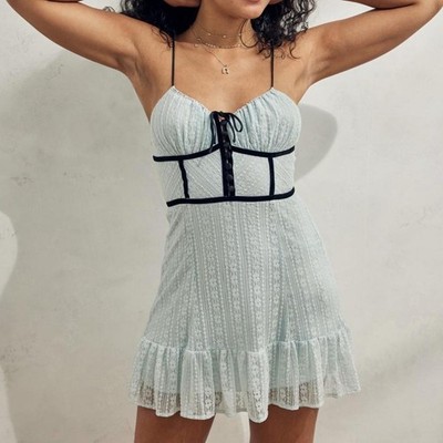 Urban Outfitters Blue Silvana Dress, Size Small