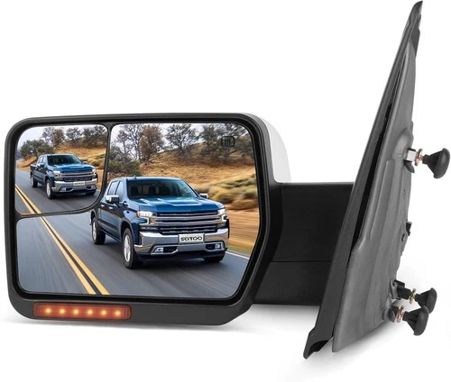 SCITOO Towing Mirrors fit for 2004-2014 Ford Large, Driver side-050927 