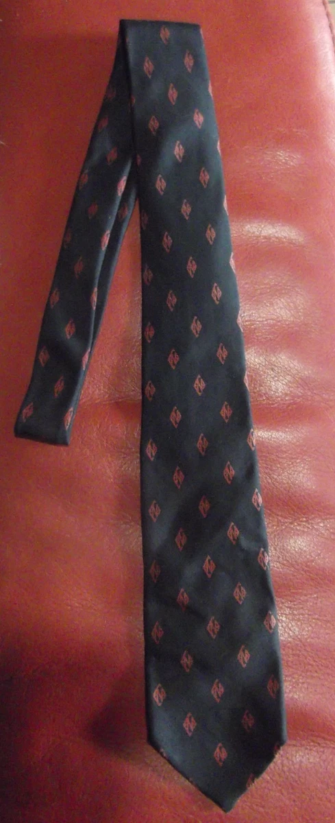 Cravate Vintage HERMÈS En Soie 100% - Réf. 215UA, Fabriquée En France, Occasion En Bon état